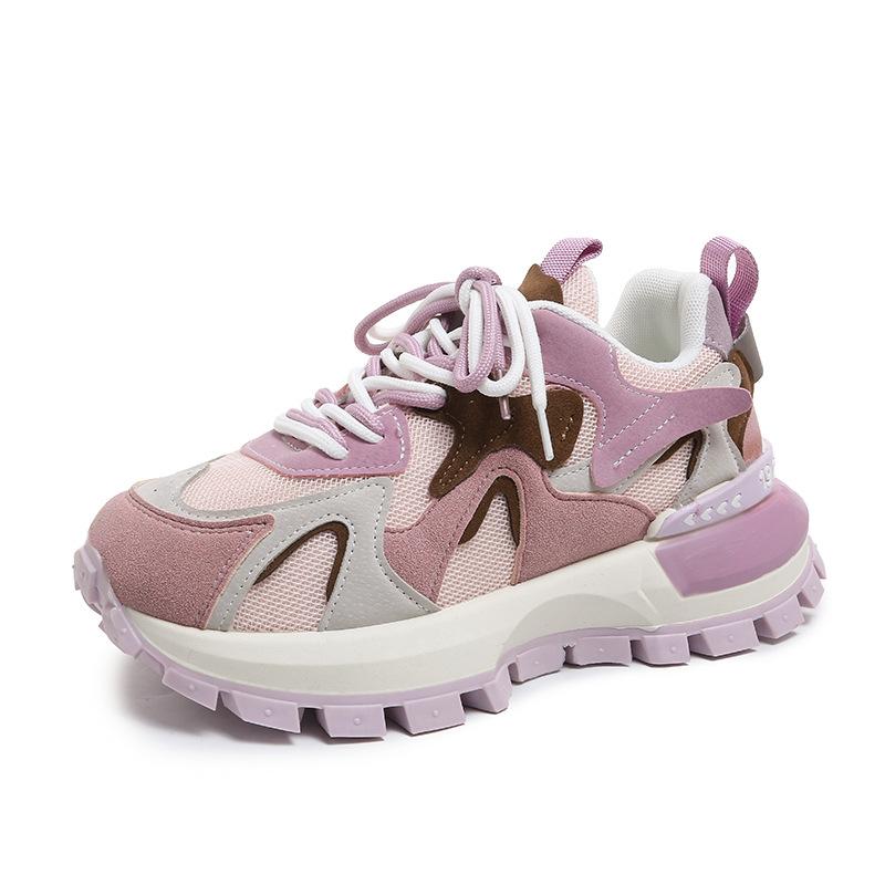 thick-soled mesh dad shoes women's versatile 2025 new spring and summer sports sandals Forrest Gump height-increasing women's shoes casual shoes