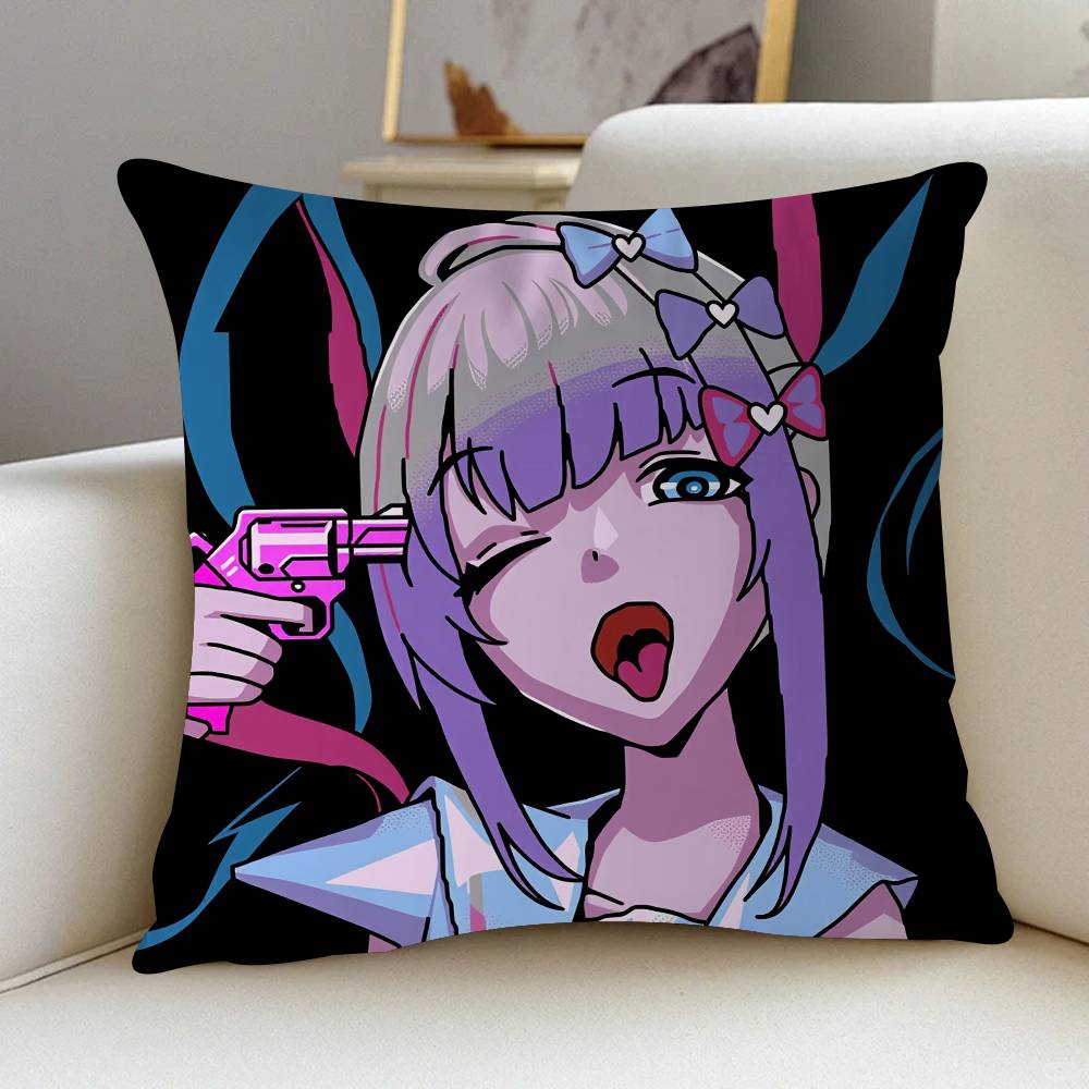 

Needy Girl Overdose Cute Cartoon Cushion Cover Inches Farmhouse Decor Home Throw Pillow Covers For Couch Decorations 12x12Inch