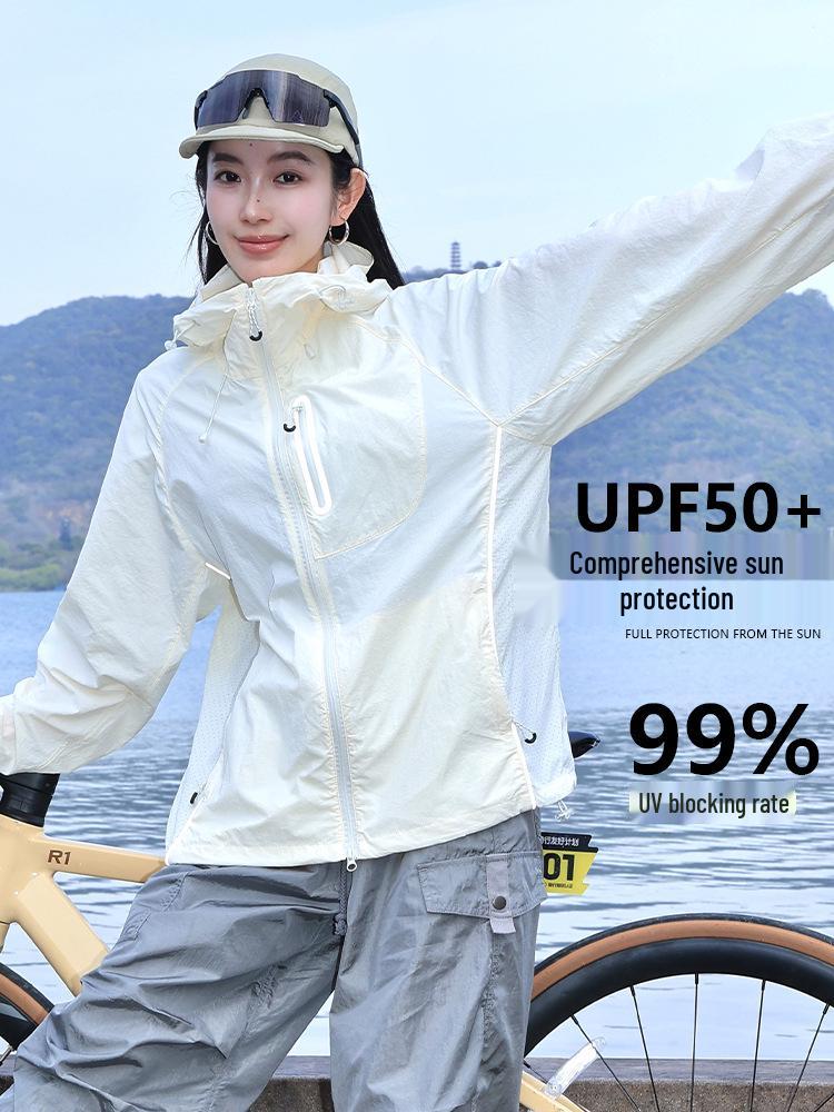 Women's UV Protection Summer Jacket - Petite, Breathable, Quick-Drying, Lightweight for Outdoor Activities