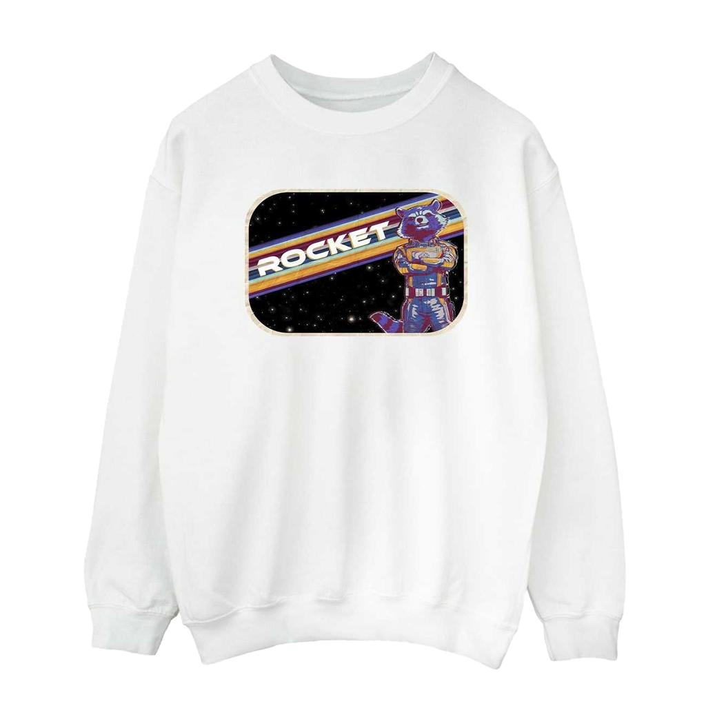Guardians Of The Galaxy Volume 3 Womens/Ladies Rocket Raccoon Pose Sweatshirt