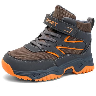 Autumn/Winter Sneakers Kids High Top Sneakers Velcro Anti-slip Sneakers