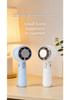 High-Speed Portable Handheld Fan with Ice Pack and Rechargeable Semiconductor Technology