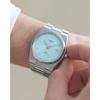 TISSOT Heren PRX Powermatic 80 Horloge met IJzige Blauwe Wijzerplaat en Armband (T1374071135100) [Officiële Import]