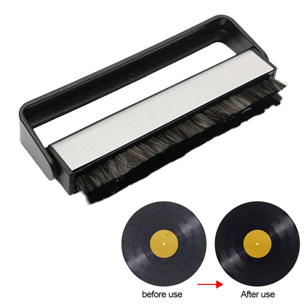 Combination Vinyl Brush Records Player Handle Carbon Fiber Brush Cleaning Brush Cleaning Turntables Phonograph Plastic Brushes