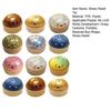 12Pcs Steamed Bun Stress Ball with Steamer Anti-Anxiety Glitter Cartoon Dumpling Squeeze Toy Simulated Dough Ball Fidget Sensory Toy