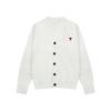 New AMI CS Knitted Sweater Crew Neck Trendy Brand Female Couple Small Love Loose Top Long Sleeve Cross-border Knitted Sweater