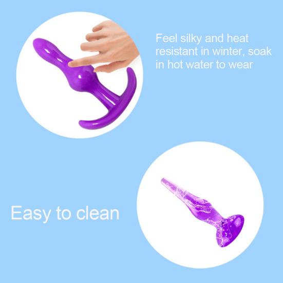 6Pcs/Set Anal Trainer Kit Butt Plugs Couple Flirting Sex Toy Prostate Massager