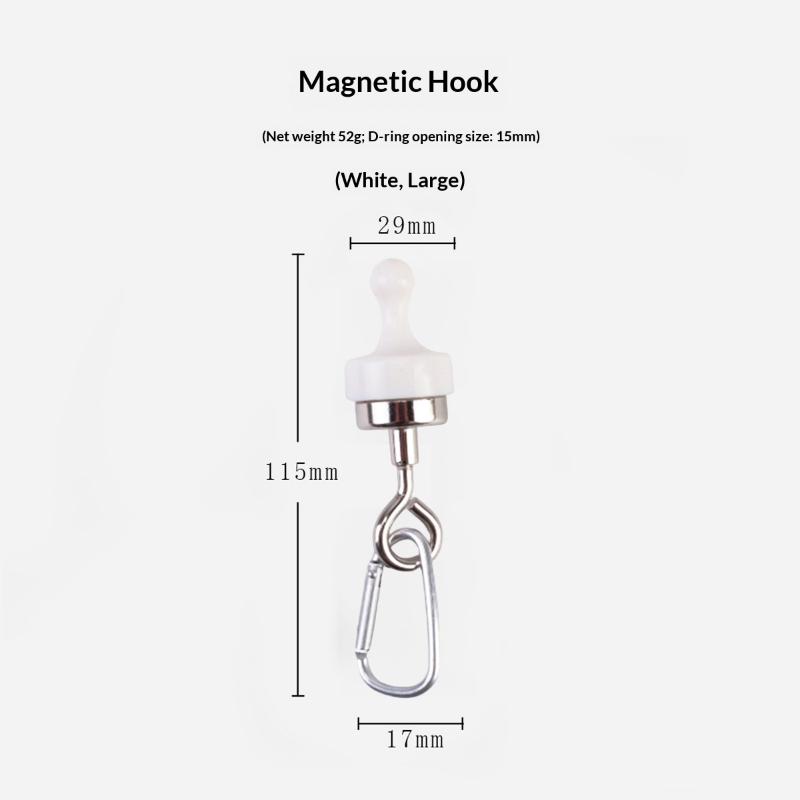 Camping Magnetic Hook Strong Suction Separable Outdoor Tent Canopy Carabiner Magnet Hanger Hiking Camping Accessories
