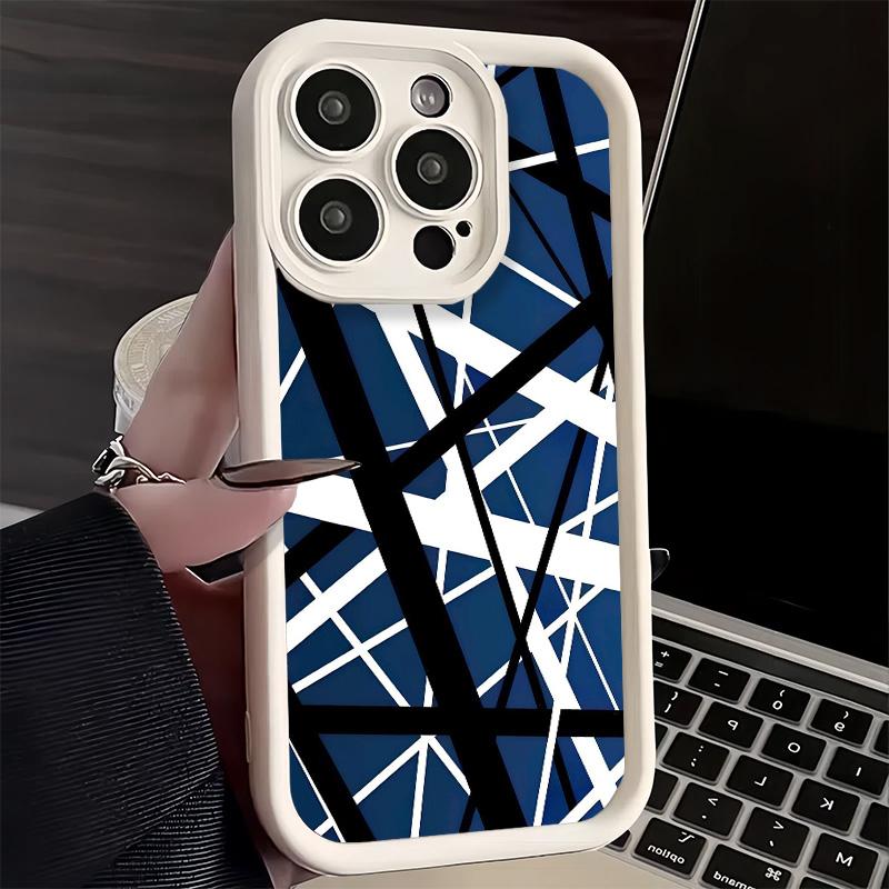 Phone Case for iPhone 17 Air 16E 15 16 Pro Max Eddie Van Halen Graphic Guitar Cover 14 Plus 13 12 Mini Soft Shell Silicone Funda