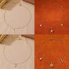 Floral Animal Zircon Necklace For Women With Stainless Steel Chain Elegant Jewelry Gift