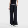 FILA Original Fashion Classic Retro Sports Casual Relaxed Versatile Comfortable Knit Pants Women bottoms Black F51W629602FBK