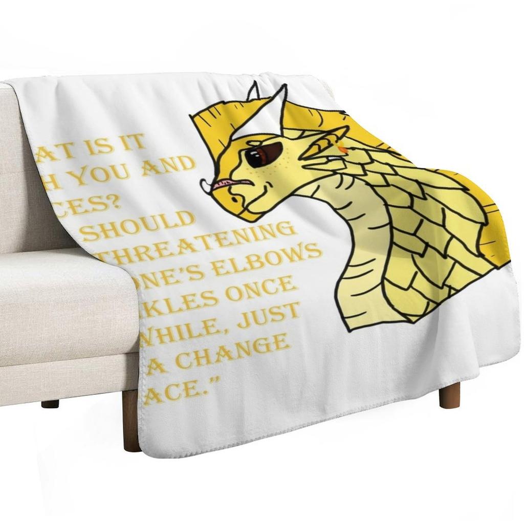 Qibli Quote OUTDATED SEE DESCRIPTION Throw Blanket Ultra Soft Flannel Fleece Blanket for All Seasons