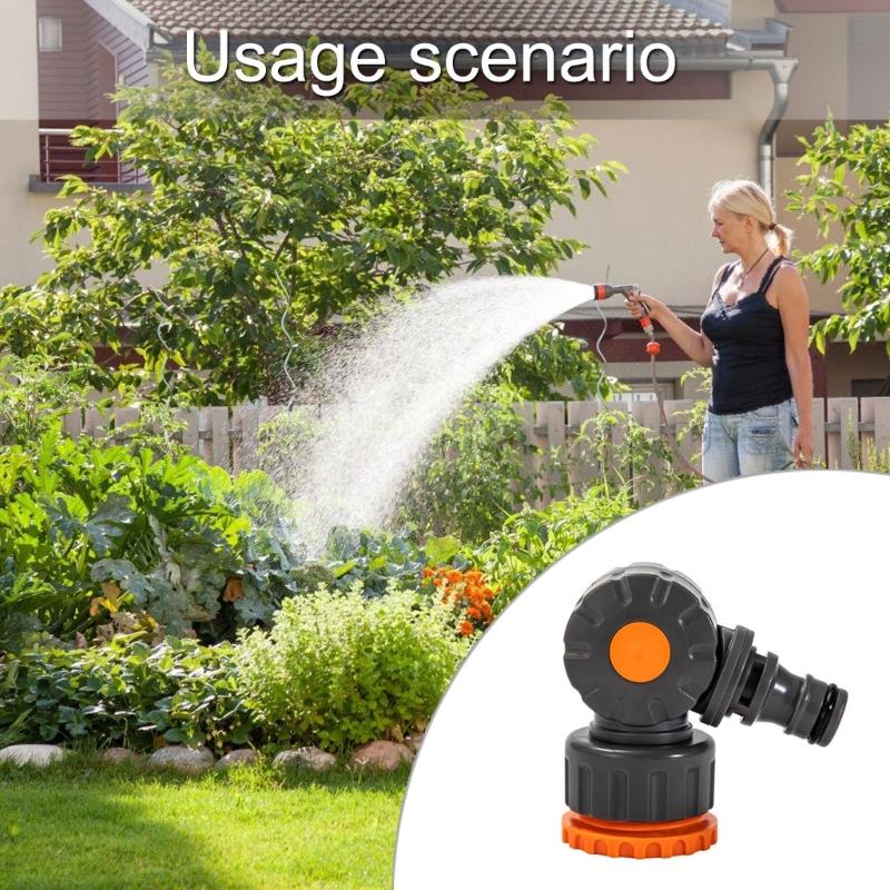 Multipurpose Corrosion Resistant Rotating Spout Connector Featuring On Off Control Valves And 6 Point Thread Design