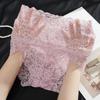 Damskie Koronkowe Majtki z Wysokim Stanem Seksowne Wycięcia Kontrolujące Brzuch Oddychający Bawełniany Krocze Bielizna