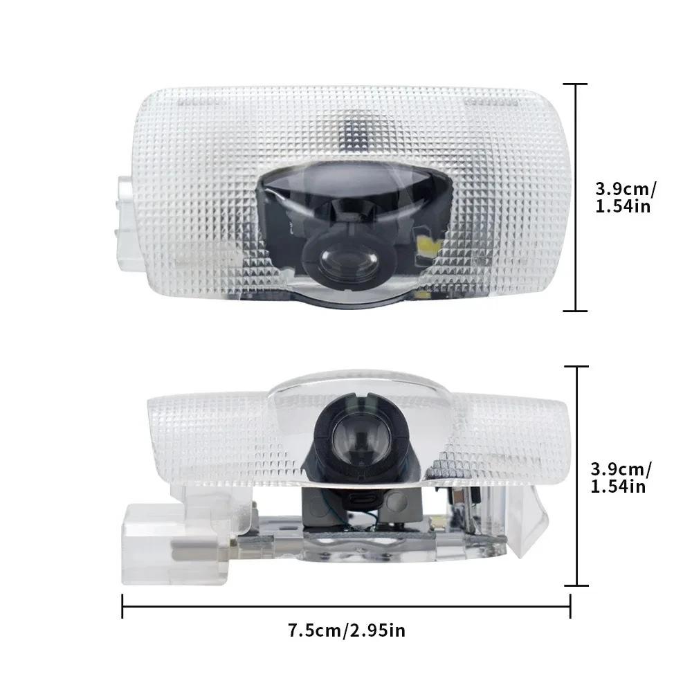 2Pcs HD Car Door Welcome Light Led Projector Lamp Accessories For Lexus F SPORT ES RX NX LS UX LM LX GX LC RZ IS CT GS RC HS LBX AEX1