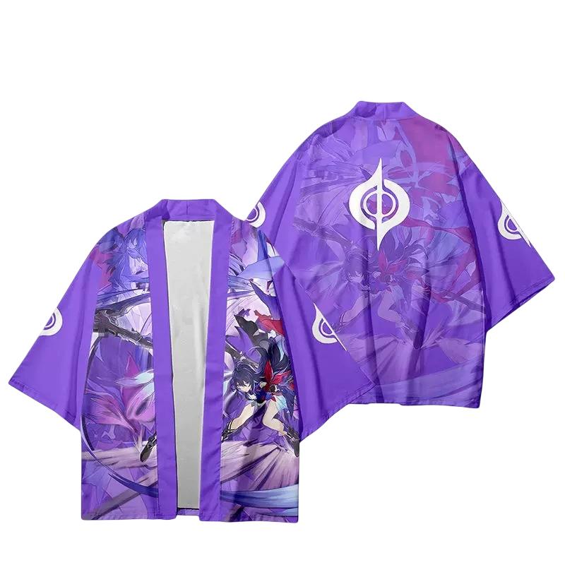 

Плащ Рейл Хонкайстар Кафка 7 березня Косплей Костюм Накидка Мультяшний Реквізит Принт Seele,4XL