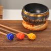 Handmade Singing Bowl Mallet Nepal Wool Felt Therapy Accessory Professional Sound Healing Tool