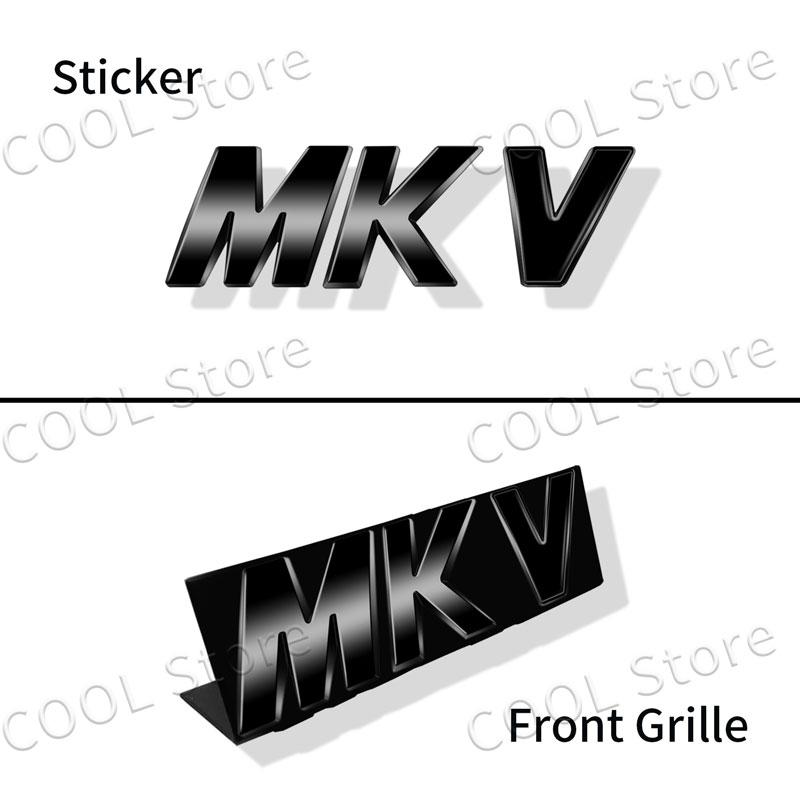 3D Metal MKIV MKV MKVI Logo Car Fender Emblem Rear Tail Trunk Badge Sticker For Volkswagen Golf MK4 MK5 MK6 MK7 Jett Passat