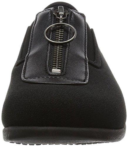 Kaiho Shugi Comfort Shoes, Center Zipper, Lightweight, Water-Repellent, KHS-L117, Black, Size 23.0cm, 3E