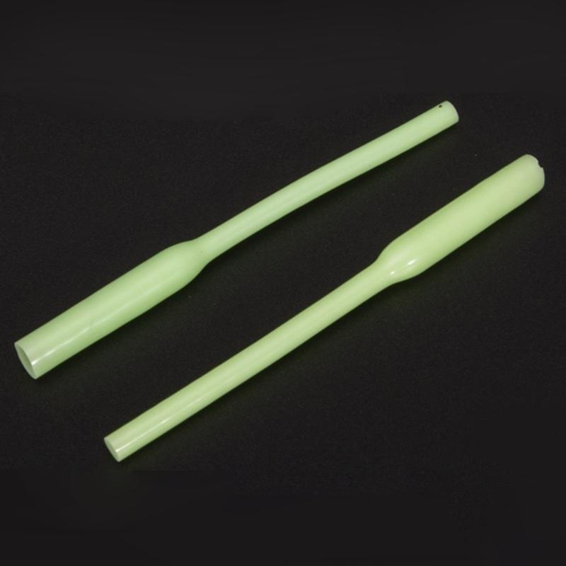 10pcs PVC Sleeve Hook Line Aligner Protector Sleeves Night Fishing Rig Tubing Fishing Accessories Fishing Glow Tube