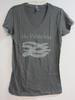 THE WATERBOYS GRIS LOGO BAND CONCERT MUSIQUE COL EN V FILLE EXTRA LARGE T-shirt Unisexe
