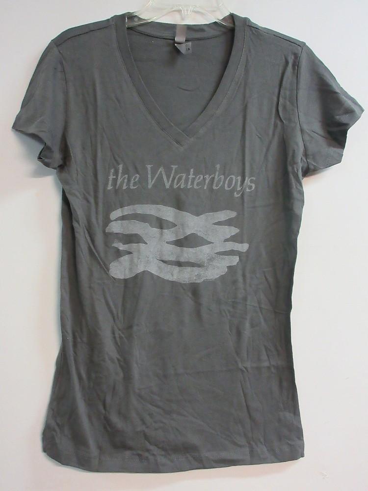 THE WATERBOYS GRAY LOGO BAND CONCERT MUSIC V-NECK SHIRT GIRLS EXTRA LARGE Unisex T-Shirt