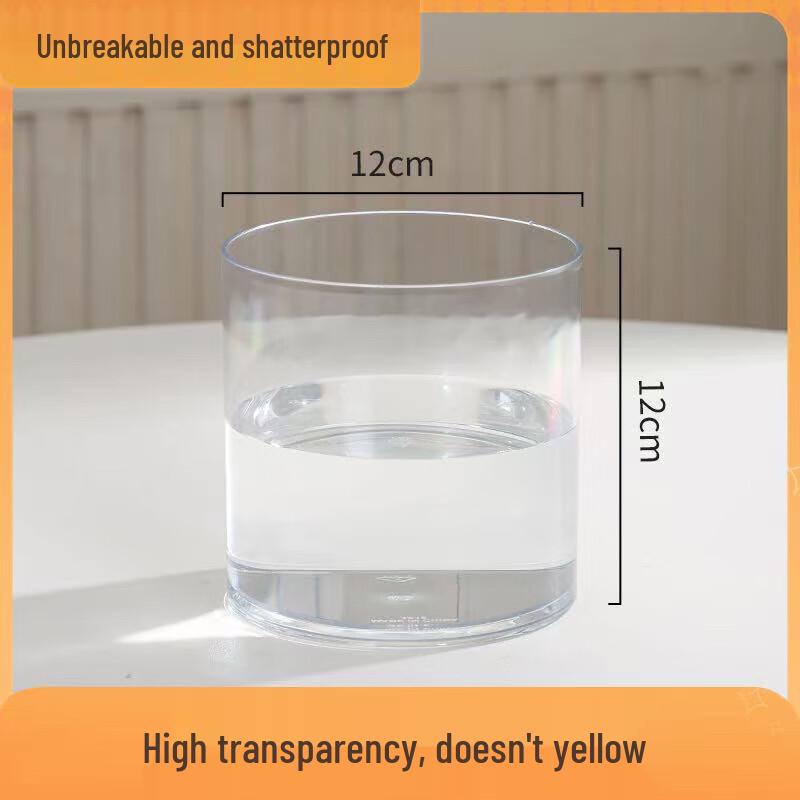 Acrylic Transparent Deep Water Flower Bucket