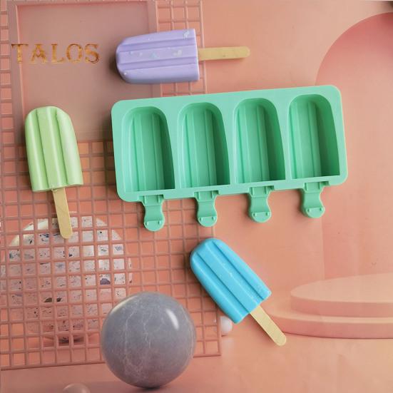 Mucegai pentru înghețată antiaderent DIY Ușor util Creativ, simplu, cu dungi, tavă de gheață, consumabile pentru casă