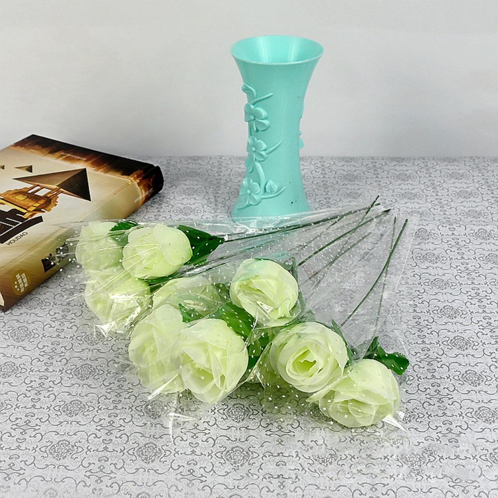 5pcs High Quality 8 Colors Simulated Rose DIY Party Decoration Festival Supplies Artificial Flowers Vintage Silk Rose Home Decor