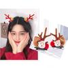 Girls Side Clip Children Gift Women Barrettes Antler Hairpins Bangs Clip Christmas Hair Clips