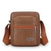 Men's Bag PU Leather Korean Version of The New Shoulder Bag Business Leisure Large Capacity Messenger Bag Men's Shoulder Bag Without.