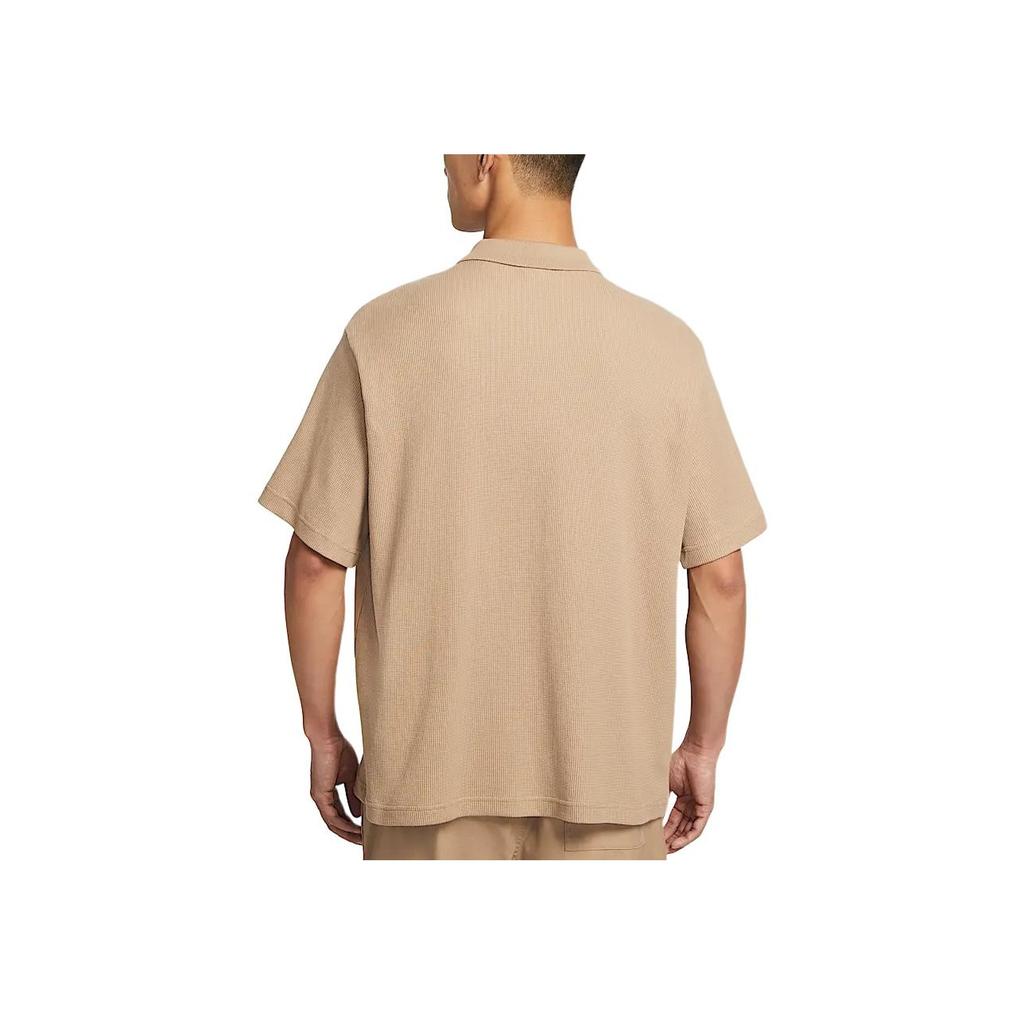 Nike Club Oversized Fashionable Breathable T-Shirt Men Tops Khaki IF0377247