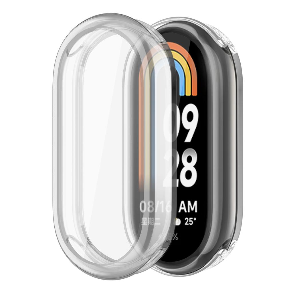 Plně ochranný kryt pouzdra pro chytré hodinky Xiaomi Mi Band 8 Ochranné sklo displeje pro MiBand 8 Náhradní příslušenství Rám Pouzdro TPU