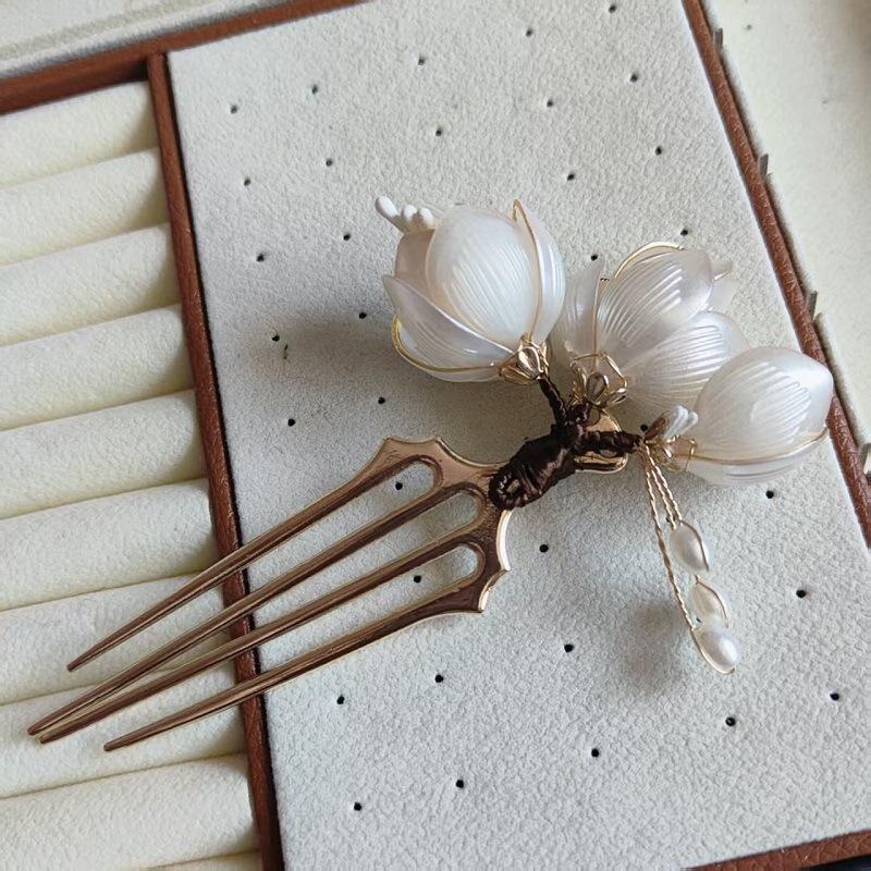 1 Pezzo Feste Fermaglio per Capelli Accessori per Capelli Elegante Fiore Retrò Lega Dorata Fermaglio per Capelli Perfetto per Capelli Ricci o Lisci