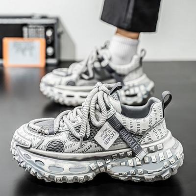 Straßenschuhe Netz-Sneaker Herbst-Laufschuhe Herren Trendig Grün