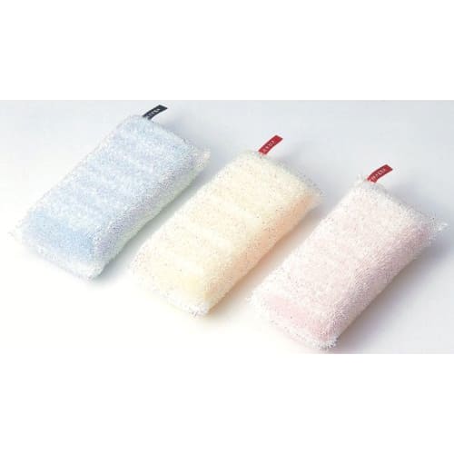 Marna Sparkly Bathtub Sponge (Blue) - Perfect for Removing Dirt and Limescale, Cleaning the Bathtub, Sink, or Bathroom (W032B)