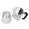 3 Cups 150ML Moka Coffee Maker Aluminium Alloy Octangonal Portable Moka Stovetop for Gas Electric