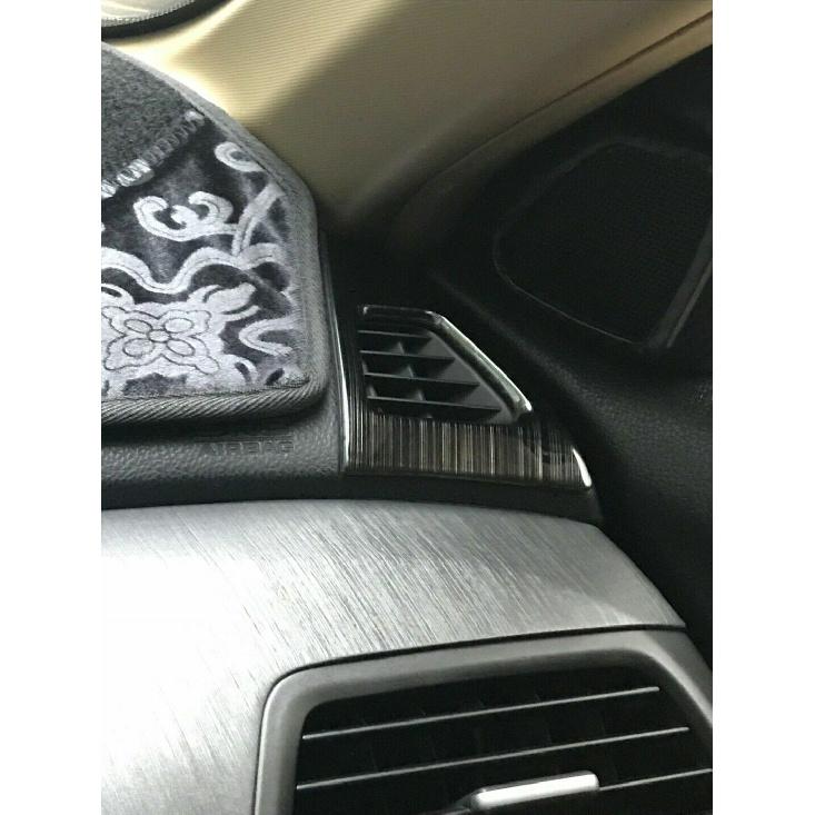 Instrument L&R Air Outlet Vent Trim For Honda Accord 8th 2008-13 Black Titanium