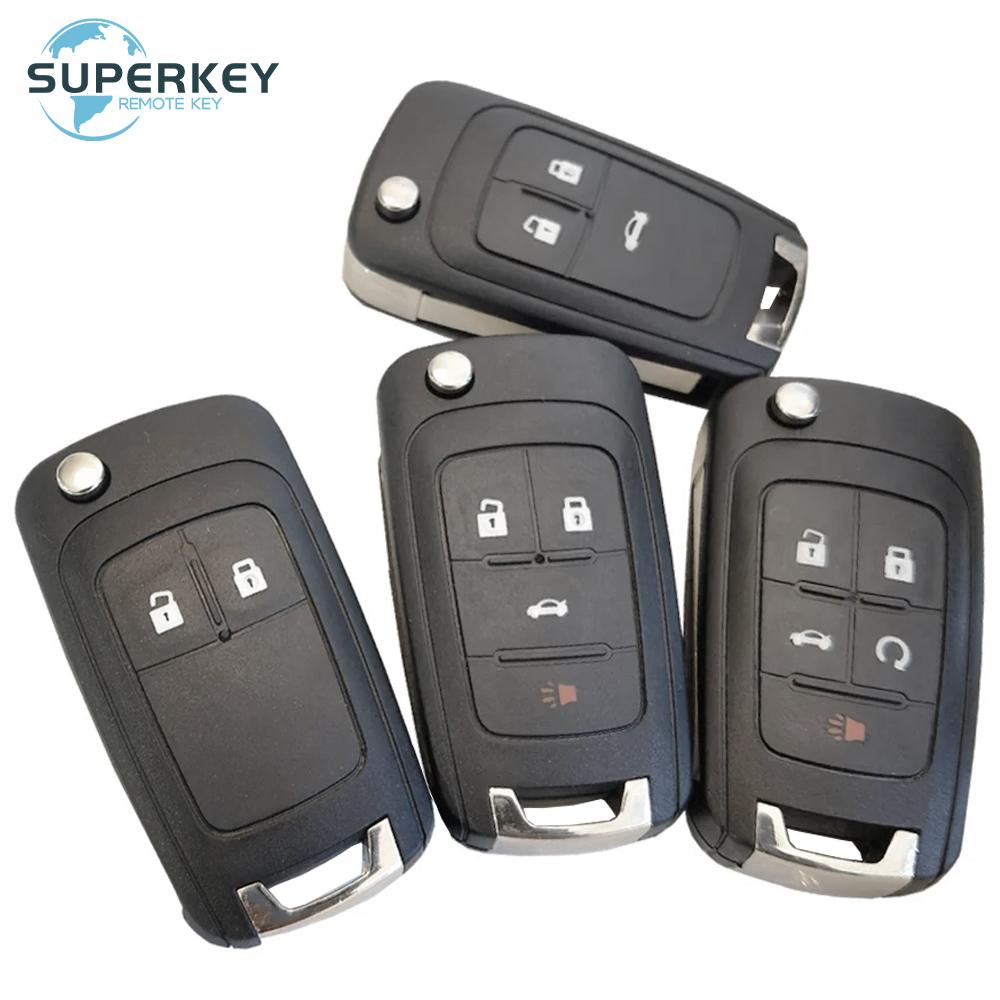 Flip Folding Remote Car Key Shell Case Cover For Opel Vauxhall Insignia Astra Zafira For Chevrolet Cruze For Buick