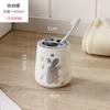 Bathroom Ceramic Emulsion Bottle Cartoon Animal Soap Dispenser Bathroom Shower Gel Shampoo Water Bottle Bathroom Supplies