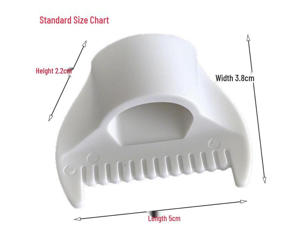 Cross-Stitch Edge Locking Tool: 3D Printed DIY Hand Sewing Accessory