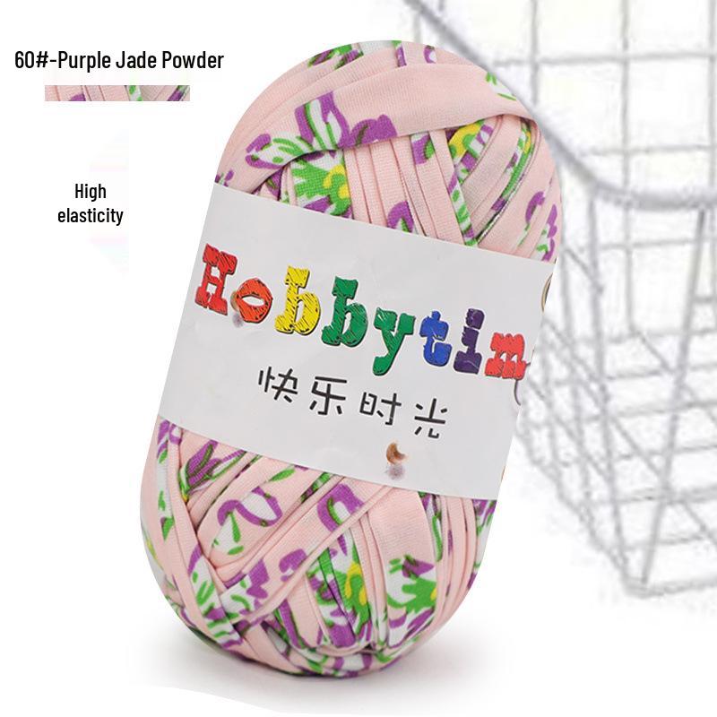 Cloth Strip Yarn DIY Crochet Kit: Handmade Bag, Knitting Material for Cushions, Carpets, and Dolls