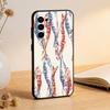 Sardines Fish Art Phone Case Black Silicone Soft For Samsung S25,S24,S21,S22,S23,S30,Ultra,S20,Plus,Fe,Lite