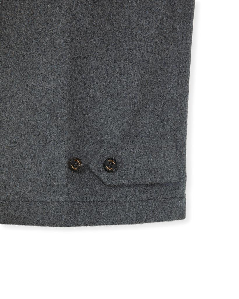 Sinkia Button Detail Gurkha Trousers Charcoal Gray