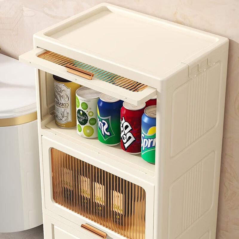 Miflame Modular Plastic Snack Storage Cabinet