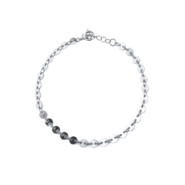 New Arrival Real Sterling Women Tone Wrist Bracelet Ins Sleek Minimalist Adjustable Wrist Bracelet Fine Jewelry PulserasSimple Wrist
