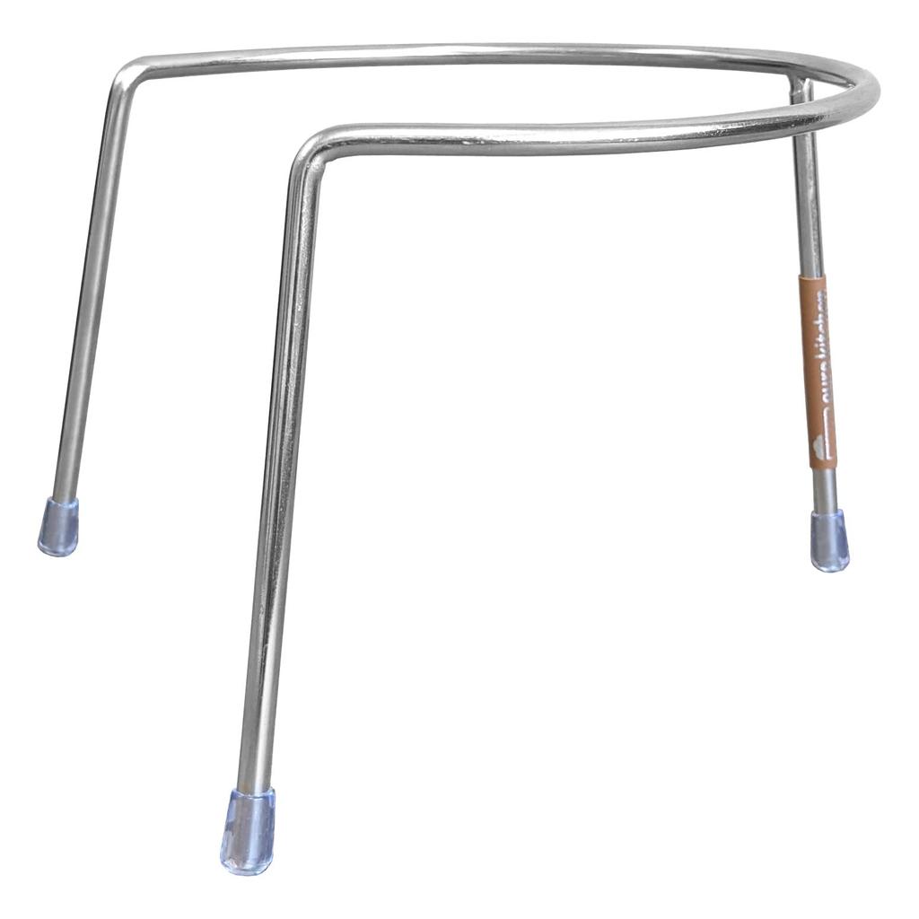 Eurokitchen Pot Lid Horizontal Lid Rest Stainless EURLRS Stand, C, Steel,