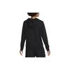 Nike Solid Color Hooded Casual Long-Sleeve Sweatshirt for Women Black