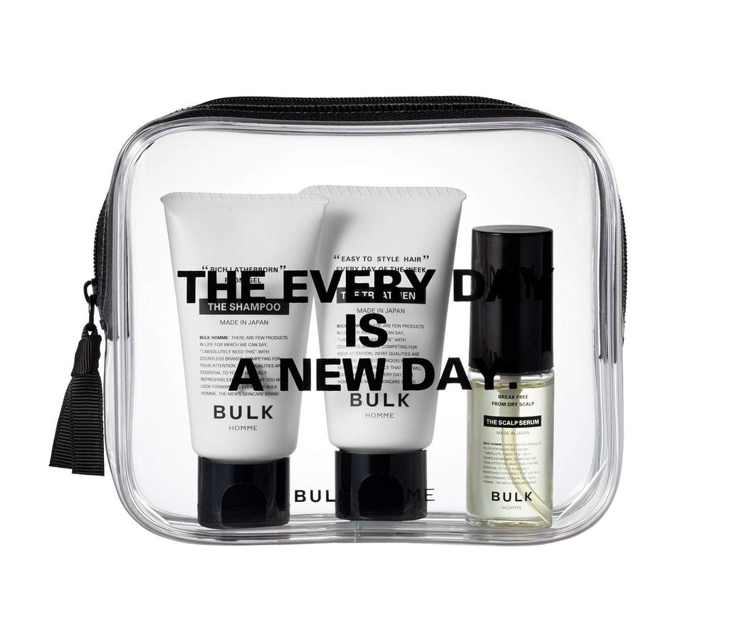 Bulk Homme Travel Set Hair Care 5-day Supply