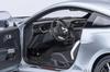 AUTOart Scale Ford Mustang Shelby GT500 with Black Finished Product 73096 1/18 (Silver Stripes)